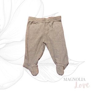 🤎 Carter’s Brown Striped Baby Pants Leggings NB